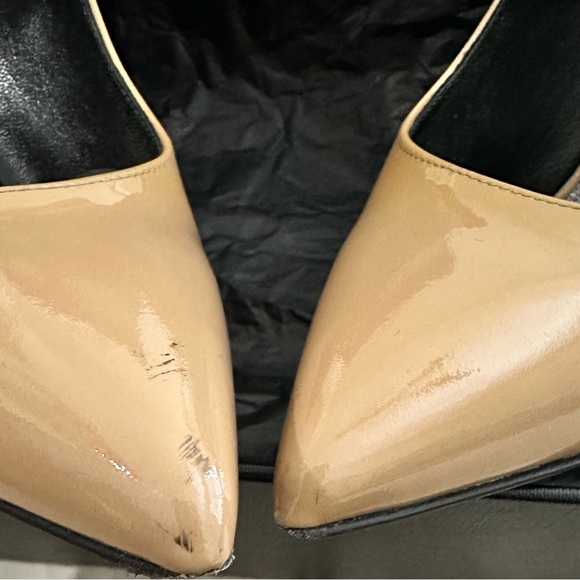 Authentic YSL Patent Leather Nude Pumps. 36.5 - Picture 5 of 6